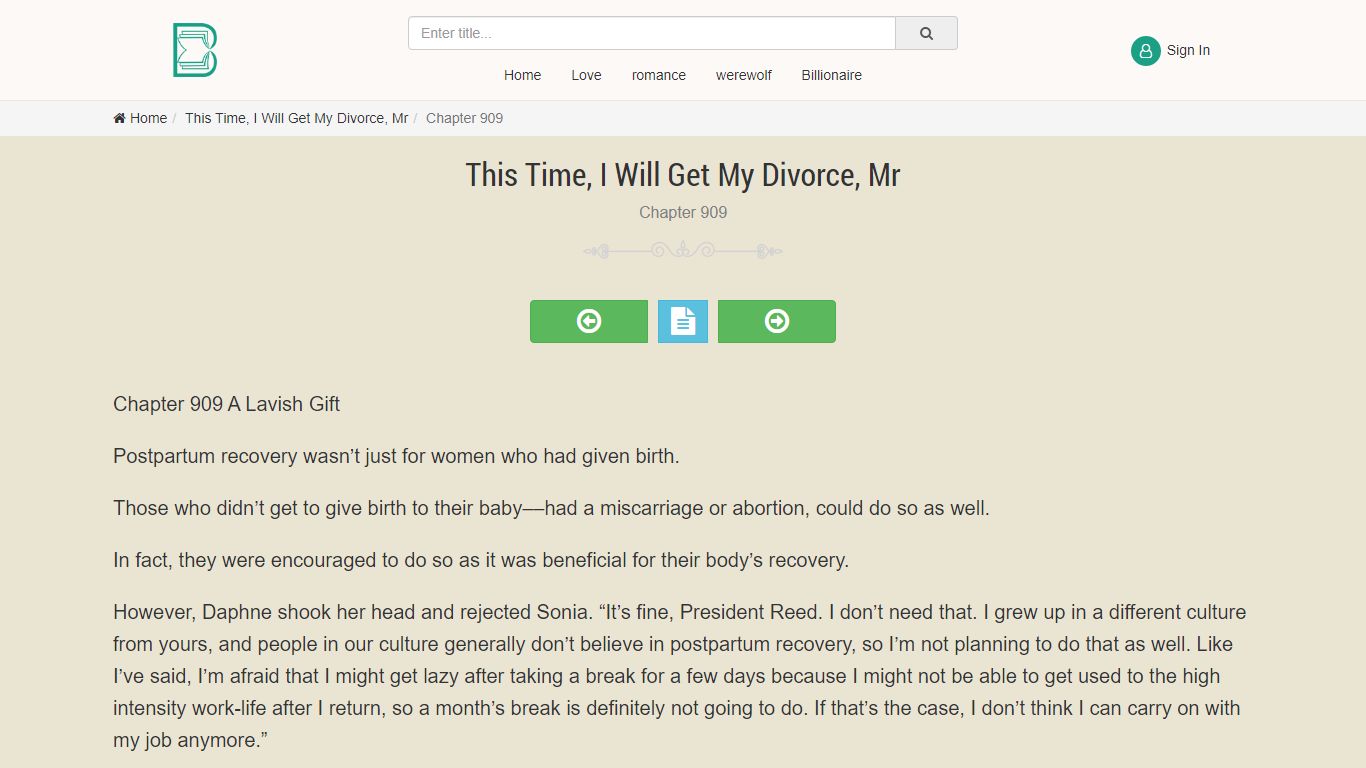 Read This Time, I Will Get My Divorce, Mr Chapter 909